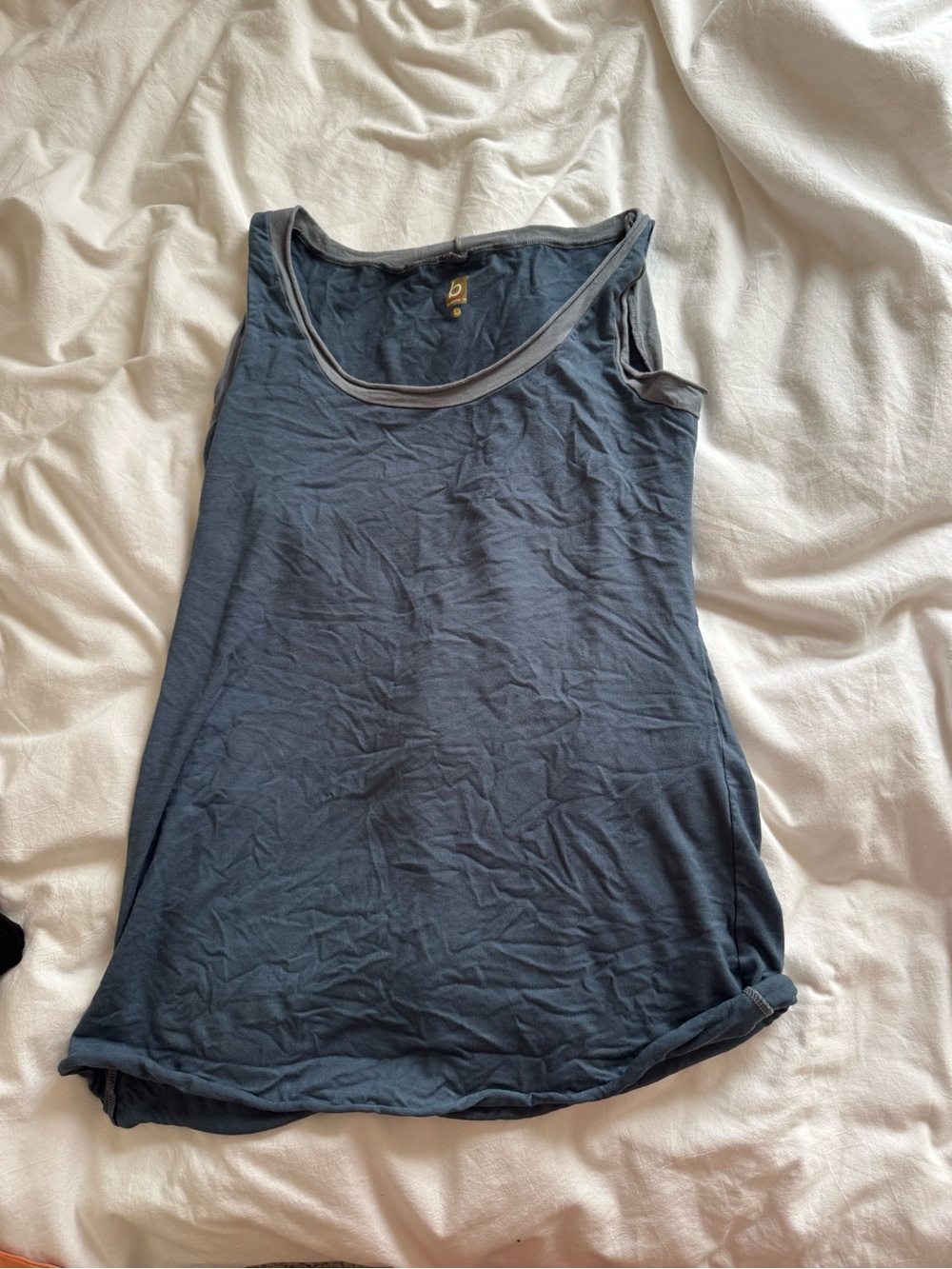 By Donna Blue Tank Top, Size L